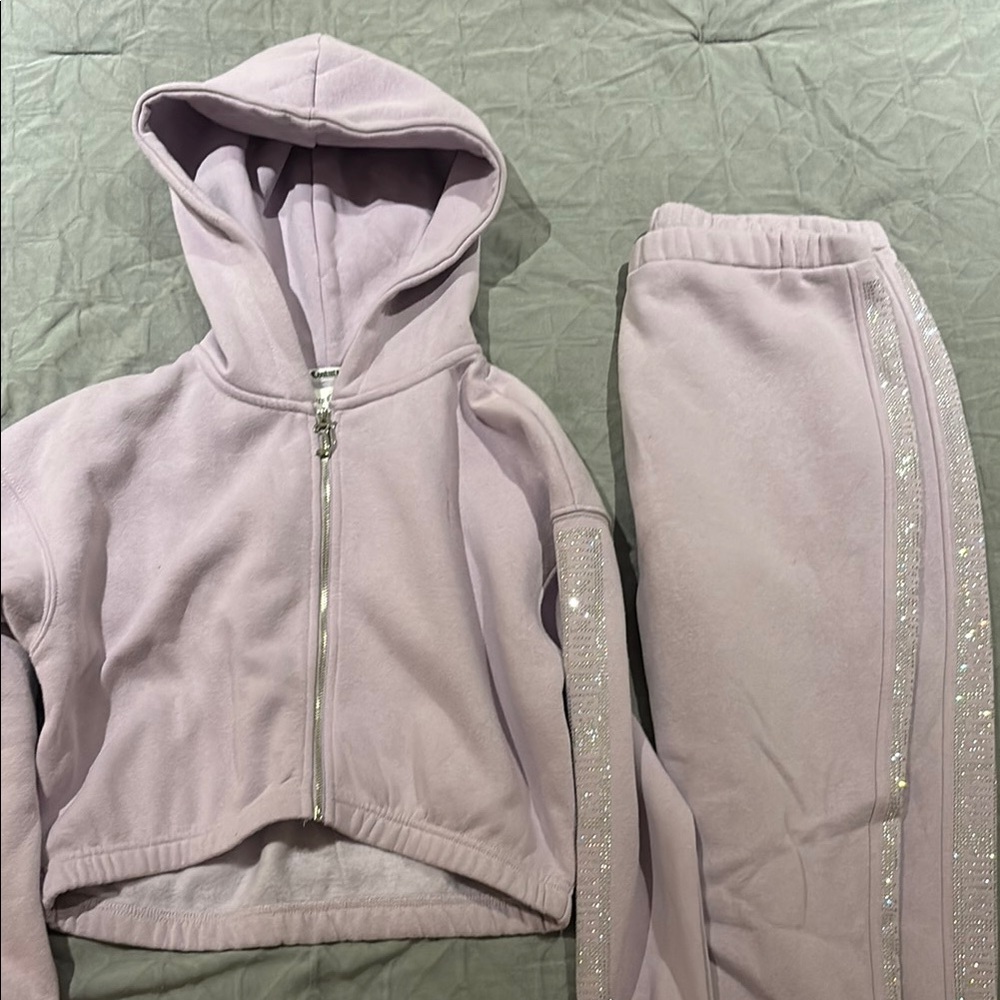 Juicy Couture Lavender Hoodie and Jogger Set